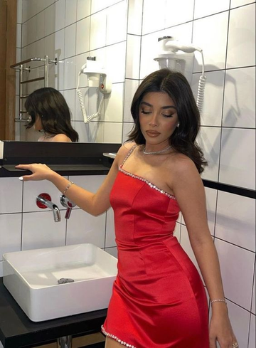 Red Sexy Party Dress Homecoming Dress HZ1023